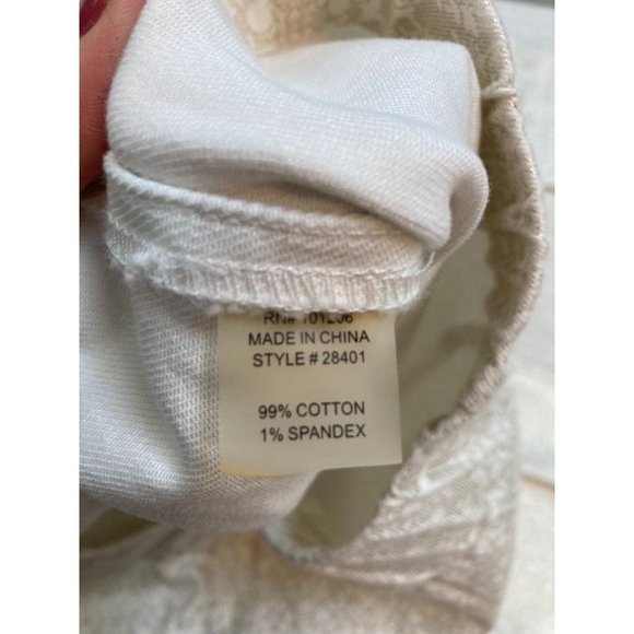 SOFT SURROUNDINGS Midas Touch Gold Pull on Pants. Size L - Picture 4 of 6